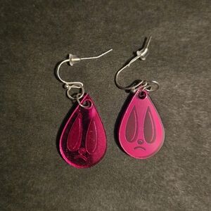 Blood Droplet Earrings